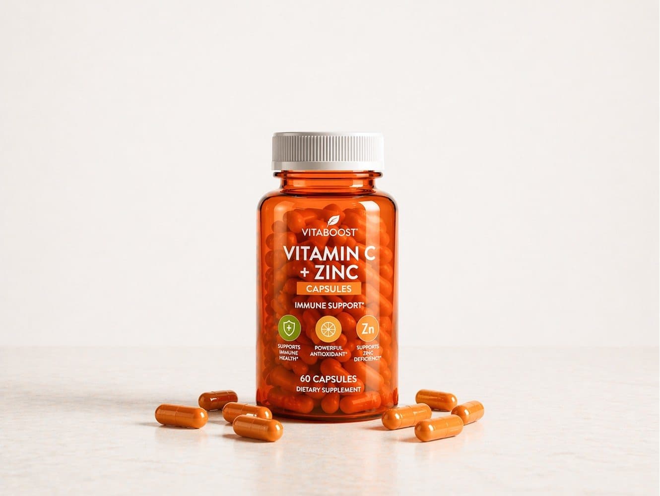 VitaBoost Vitamin C + Zinc Capsules